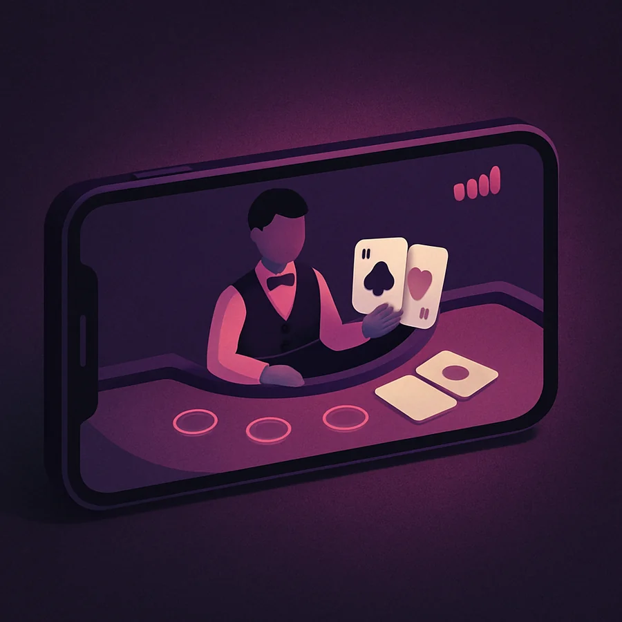 Live casino zonder CRUKS op mobiel — streaming en UX
